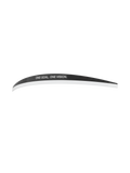 Alpinestars Vision 8-5-3 Roll Off Mud Strip, Motocross Goggle Accessory, Black and White, curved adhesive visor strip featuring "ONE GOAL. ONE VISION." branding, designed to divert water and mud over roll-off film
