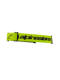 Alpinestars Supertech Goggles Strap, Motocross Goggles Accessory, Bright Yellow Fluo and Black, featuring bold Alpinestars wordmark and star logo, official replacement strap for off-road racing goggles
