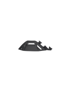 Alpinestars Supertech Nose Guard Replacement, black plastic motocross goggle accessory for off-road protection and fit.