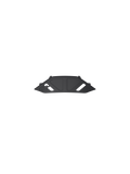 Alpinestars Vision 8-5-3 Nose Guard Replacement, black plastic motocross goggle accessory for off-road protection.