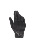Alpinestars Copper Gloves, Men's black urban motorcycle gloves with hard knuckle protection and textile mesh.