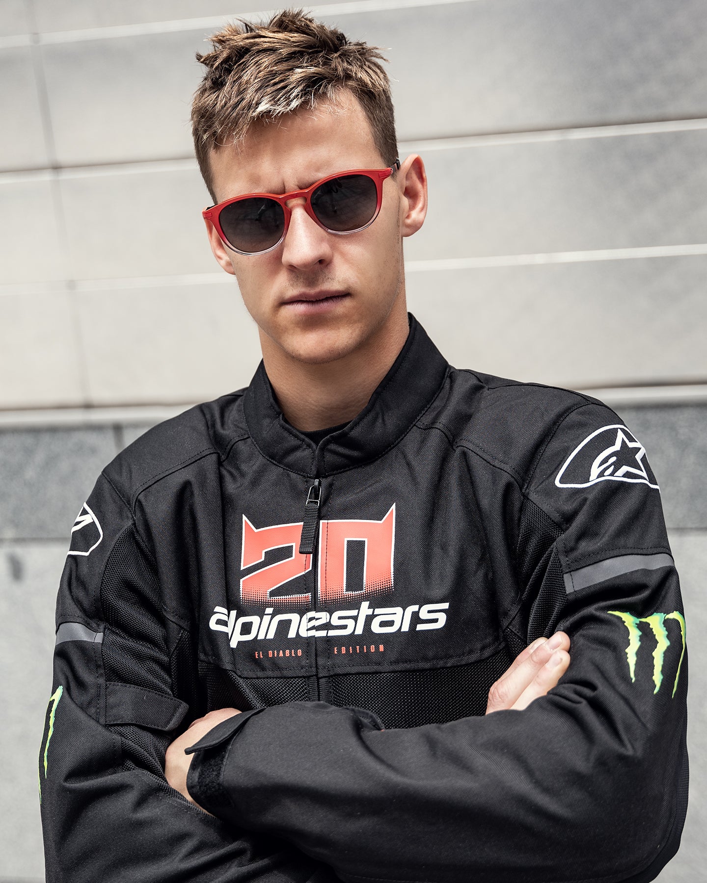 FQ20 Zaca Air Monster - Black Motorcycle Jacket | Alpinestars®
