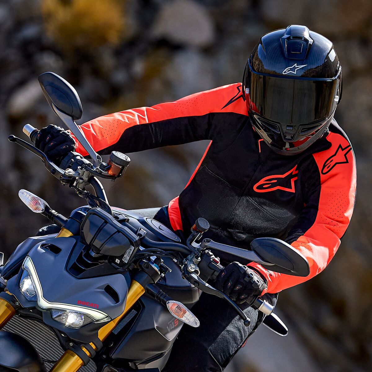 Alpinestars Mサイズ パーカー　ネイビー/レッド Viper Air V4 - Motorcycle Jacket | Alpinestars®