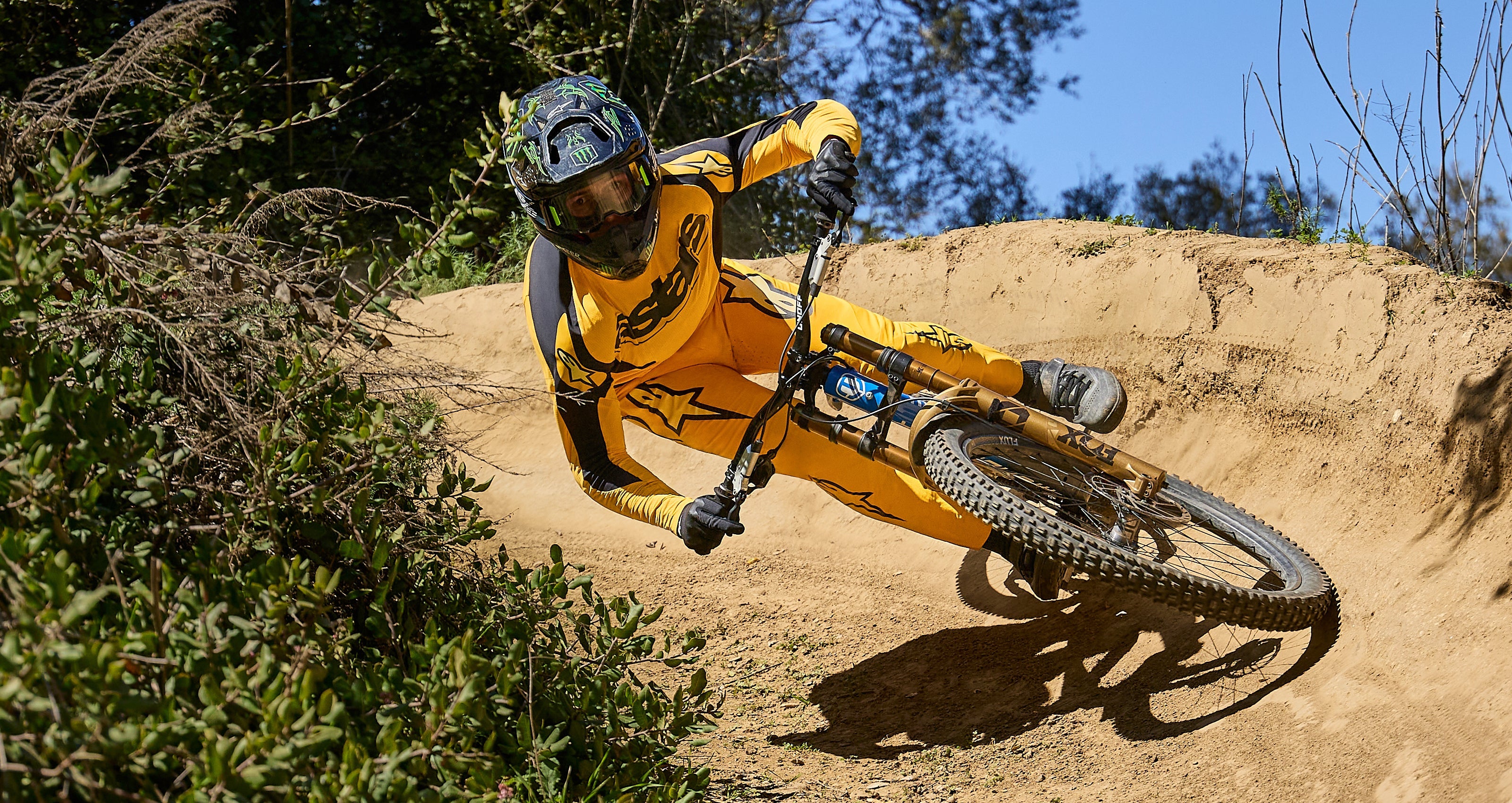 A-Supra Melt Gold - Yellow MTB Gear Set | Alpinestars®