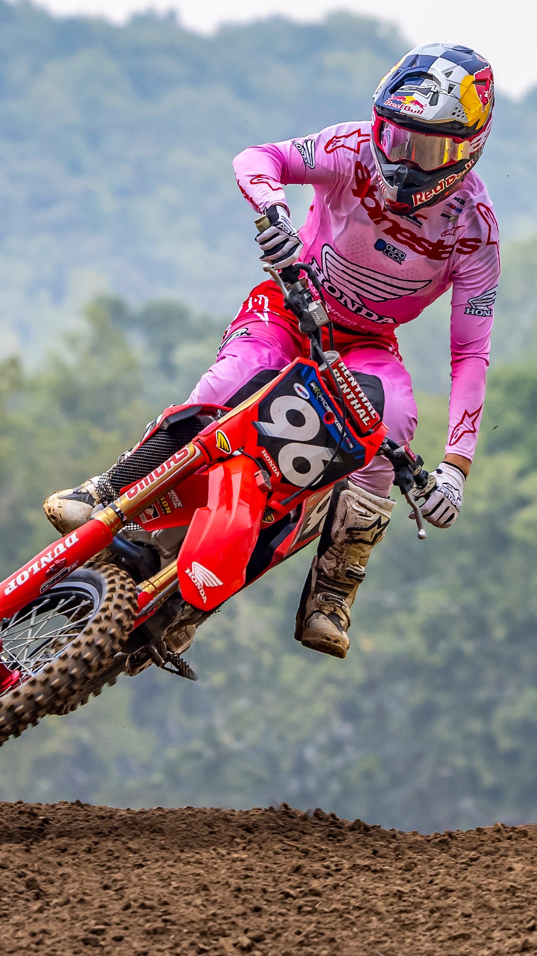 ピンク　セラピス　レデイナダ 2024 Supertech Dade - Red MX Jersey | Alpinestars®
