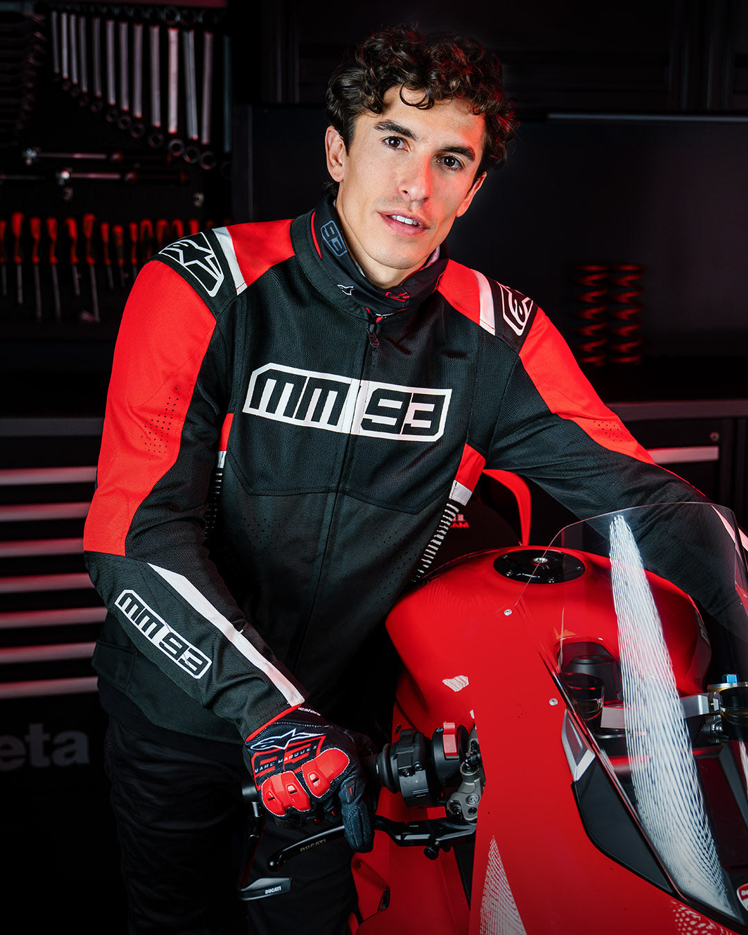MM93 T-SPS Air V2 - Black Motorcycle Jacket | Alpinestars®