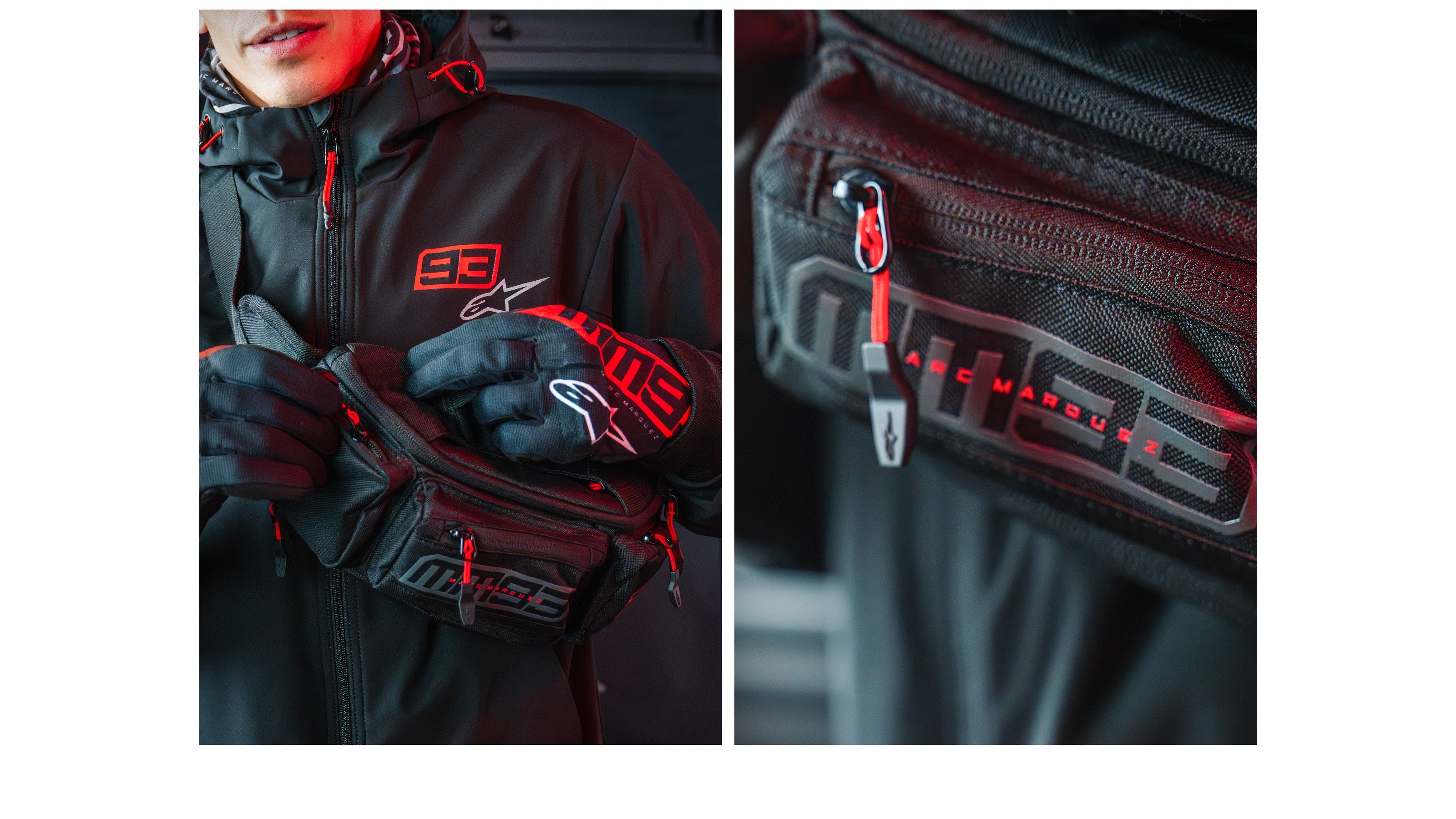 MM93 Waist Bag - BLACK RACING/SPORT Bags Accessories