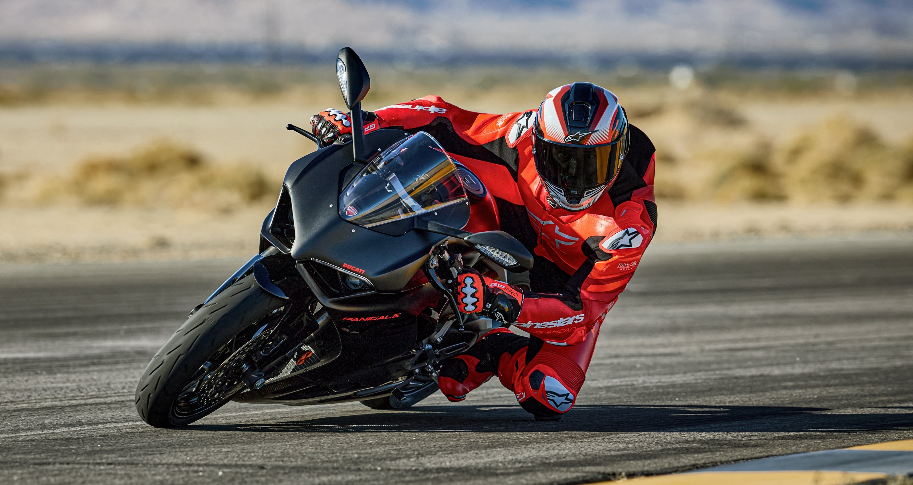 Gp Plus V4 Sprint 1Pc Leather Suit - RED RACING/SPORT One