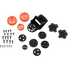 Supertech M10/M8 Visor Connector Set